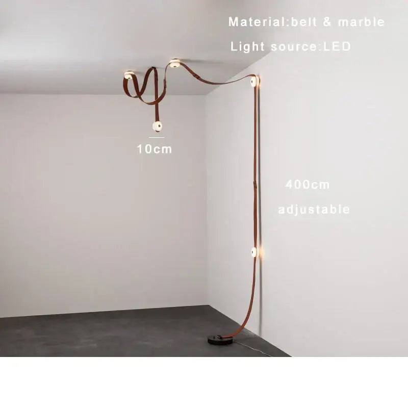 DecorBites™ Black Leather Marble Chandeliers | Adjustable Dining Room Lamps | Easy Installation Home Decor