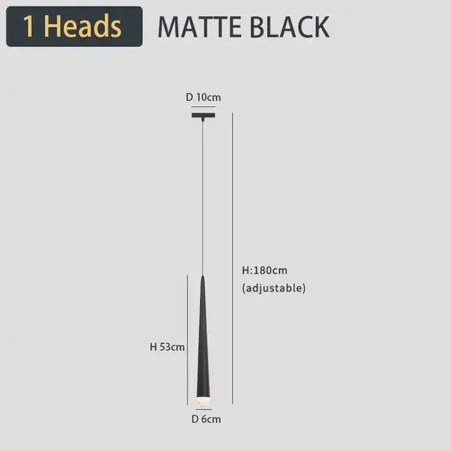 DecorBites™ Black LED Ceiling Chandelier: Stylish Staircase Lighting for Home Decor & Living Room