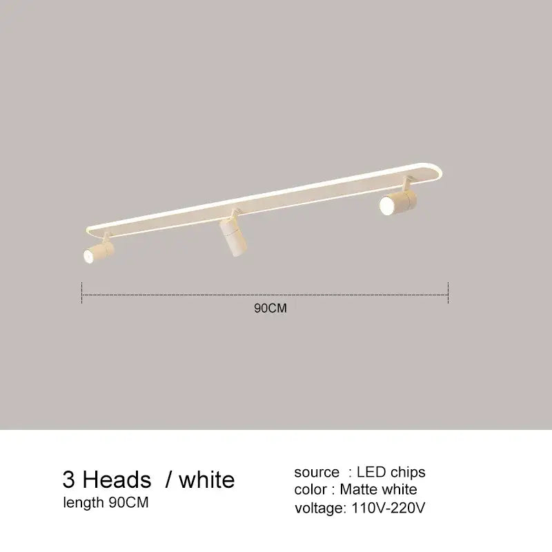 DecorBites™ Black LED Ceiling Spotlights for Living Room Kitchen Bedroom Decor