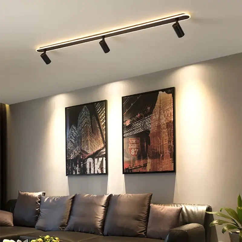 DecorBites™ Black LED Ceiling Spotlights for Living Room Kitchen Bedroom Decor