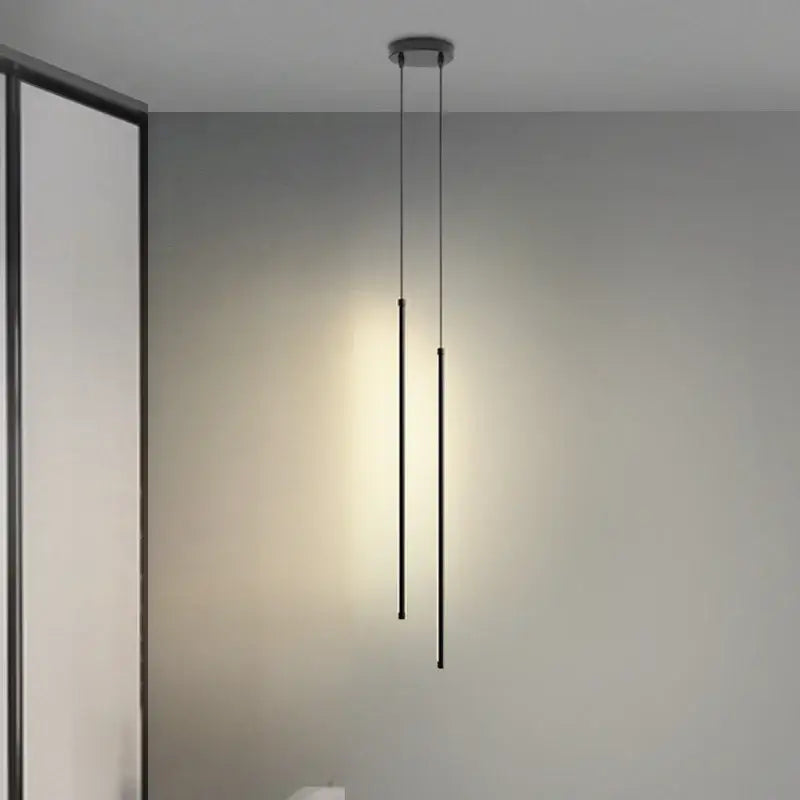 DecorBites™ Black LED Chandelier Pendant Lights for Dining Room and Bedroom