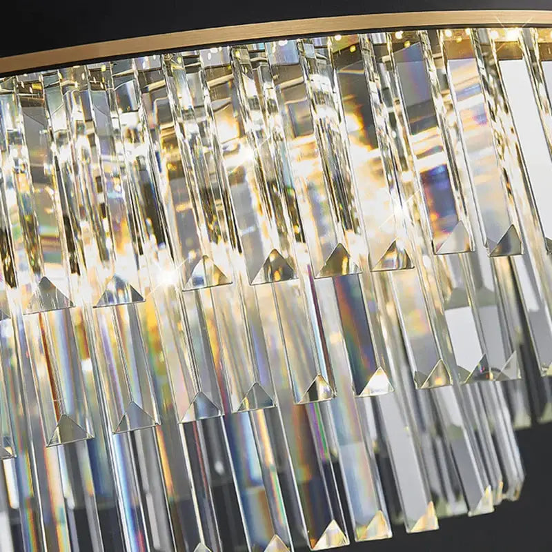 DecorBites™ Black LED Crystal Chandelier for Dining Room Luxury Design