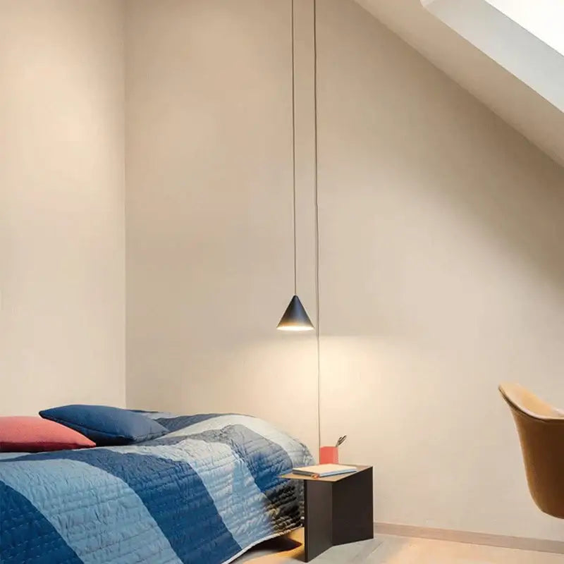 DecorBites™ Black LED Pendant Chandelier for Modern Bedroom Dining Room Art Decor