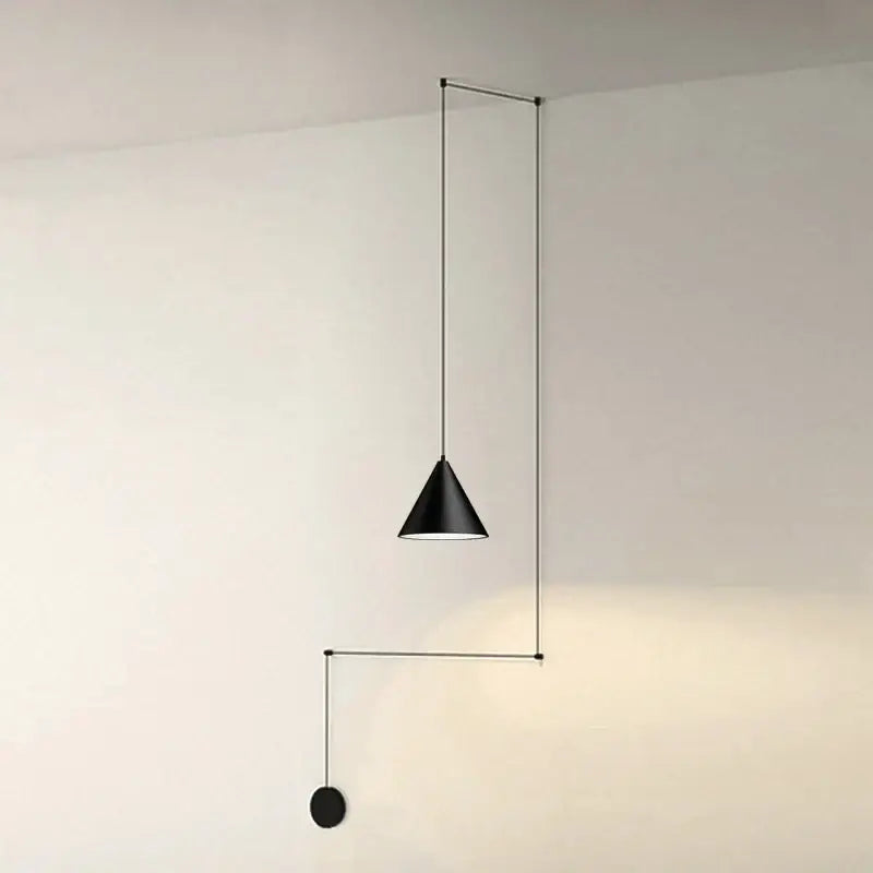 DecorBites™ Black LED Pendant Chandelier for Modern Bedroom Dining Room Art Decor