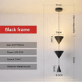 DecorBites™ Black LED Pendant Chandeliers for Modern Nordic Home Decor