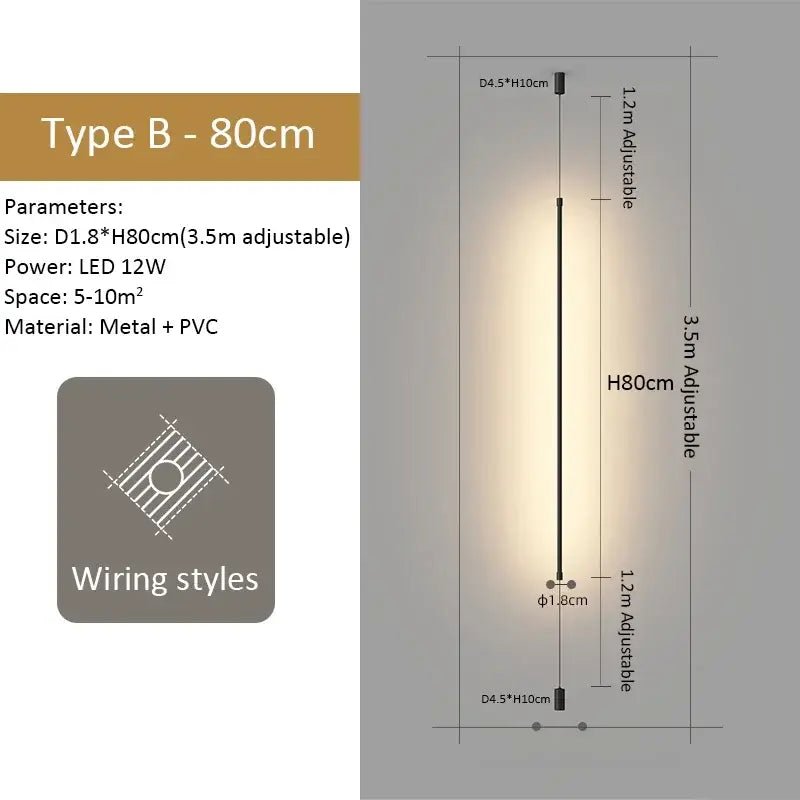 DecorBites™ Black LED Pendant Light for Modern Home Decor & Lighting in Living Room & Bedroom