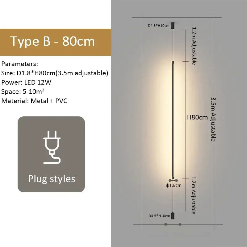 DecorBites™ Black LED Pendant Light for Modern Home Decor & Lighting in Living Room & Bedroom