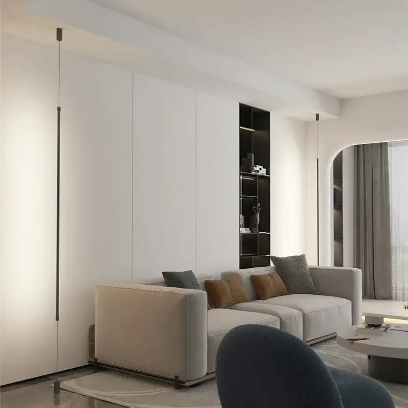DecorBites™ Black LED Pendant Light for Modern Home Decor & Lighting in Living Room & Bedroom