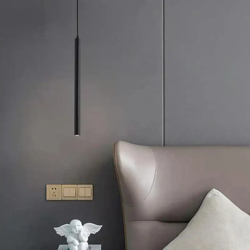DecorBites™ Black LED Pendant Lights 30/40/50/60cm for Dining Room, Bedroom, Kitchen