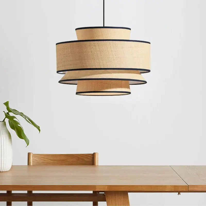 DecorBites™ Black LED Strip Pendant Light for Dining Living Room Kitchen Office Bar