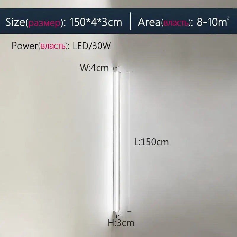 DecorBites™ Black LED Wall Lamp for Bedroom Living Room Aisle Sofa Background