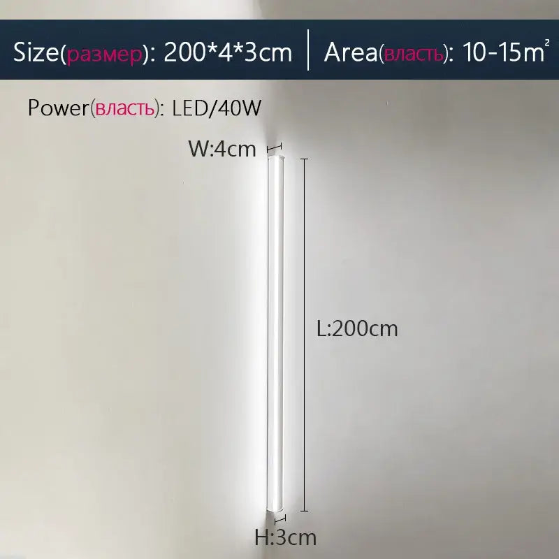DecorBites™ Black LED Wall Lamp for Bedroom Living Room Aisle Sofa Background