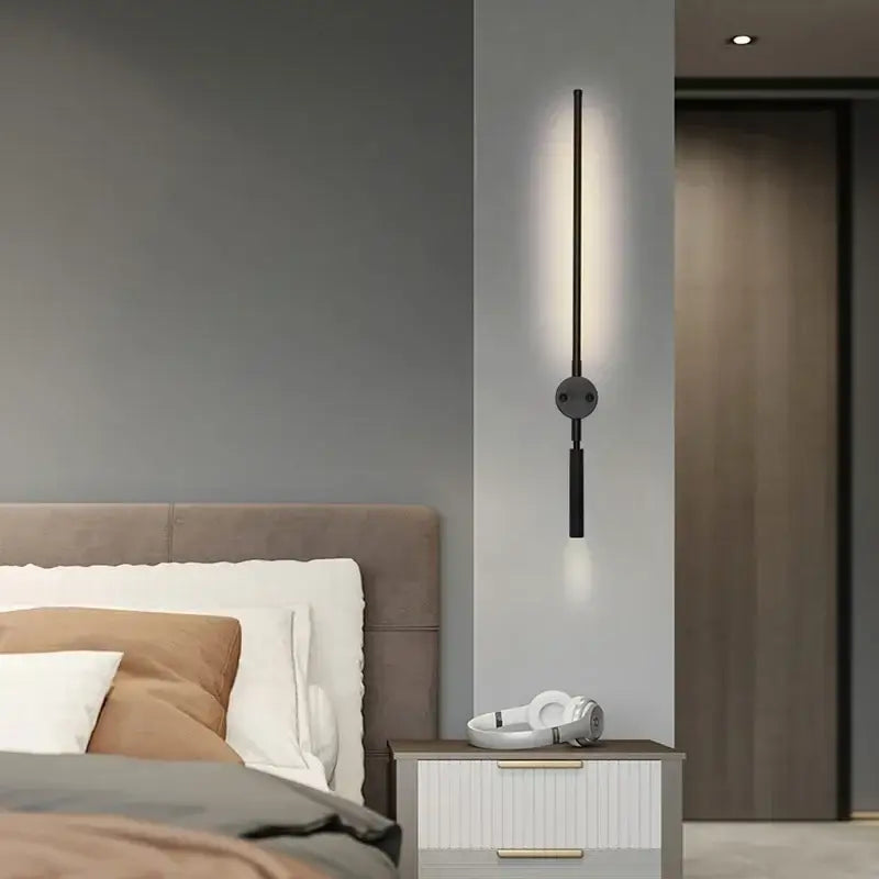 DecorBites™ Black LED Wall Lamp for Bedroom Living Room Stairs Dining Hallways