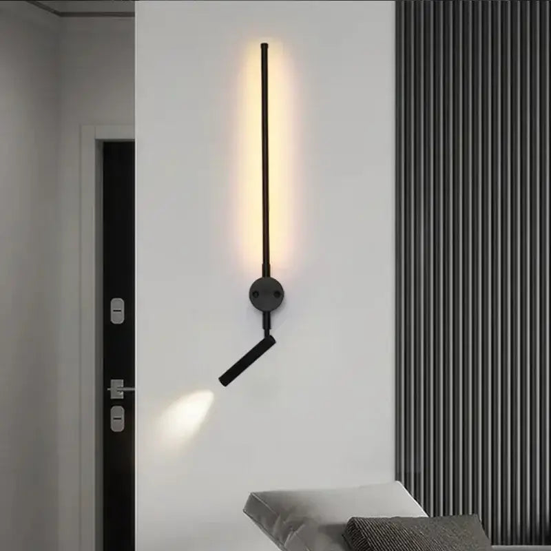 DecorBites™ Black LED Wall Lamp for Bedroom Living Room Stairs Dining Hallways