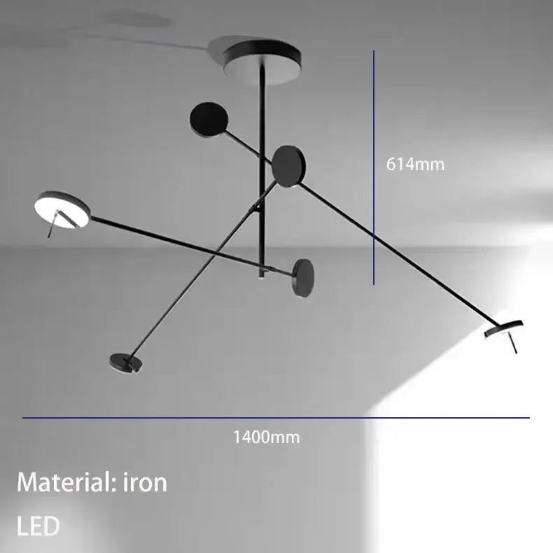 DecorBites™ Black LED Wall Reading Light for Bed Bedroom Living Room Office