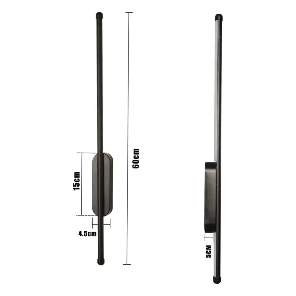 DecorBites™ Black LED Wall Sconce Minimalist Home Decor Light Fixture