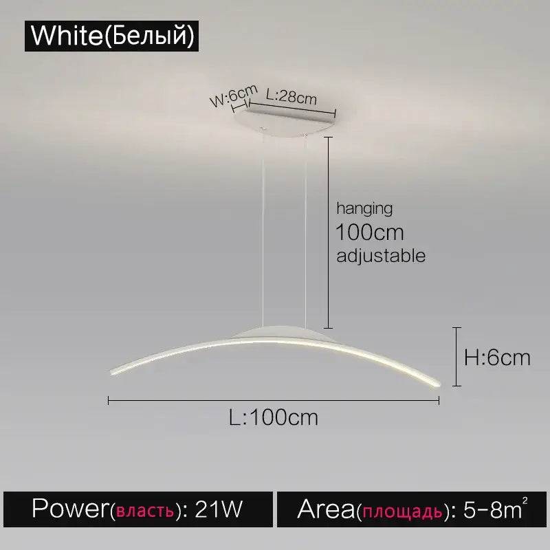 DecorBites™ Black Line Chandelier: Elegant Salon Design, Luxury Lighting for Home and Restaurant