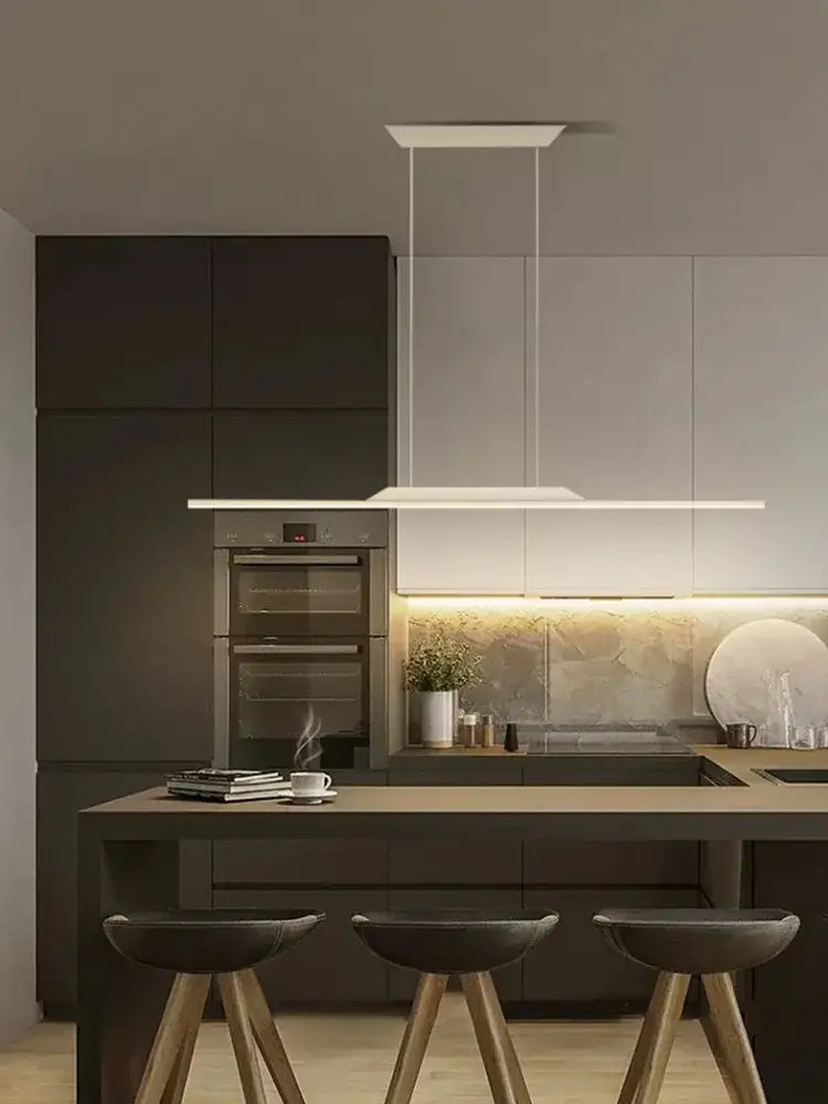 DecorBites™ Black Line Chandelier: Elegant Salon Design, Luxury Lighting for Home and Restaurant