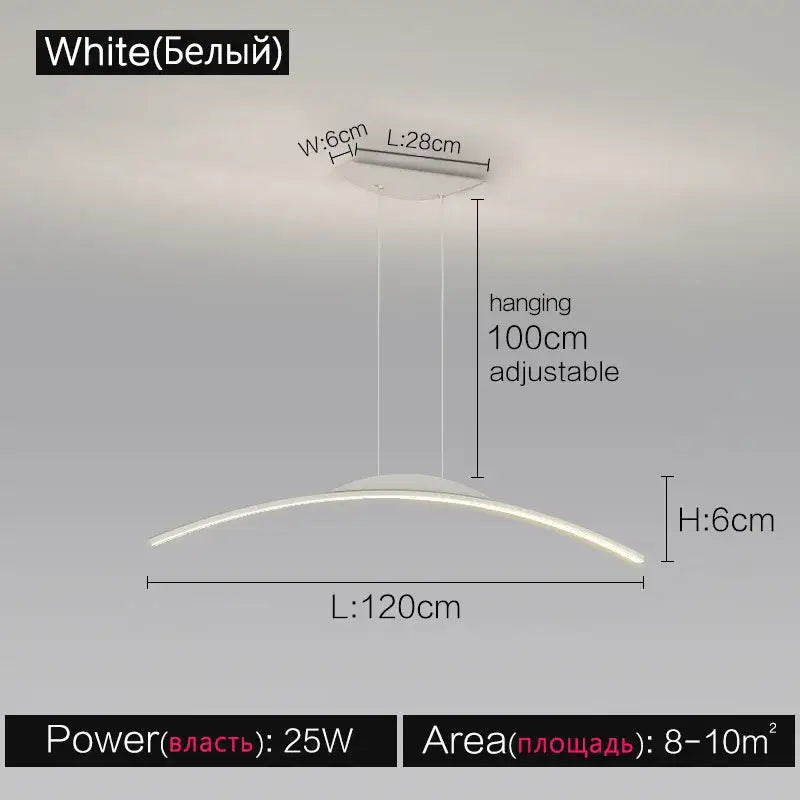 DecorBites™ Black Line Chandelier: Elegant Salon Design, Luxury Lighting for Home and Restaurant