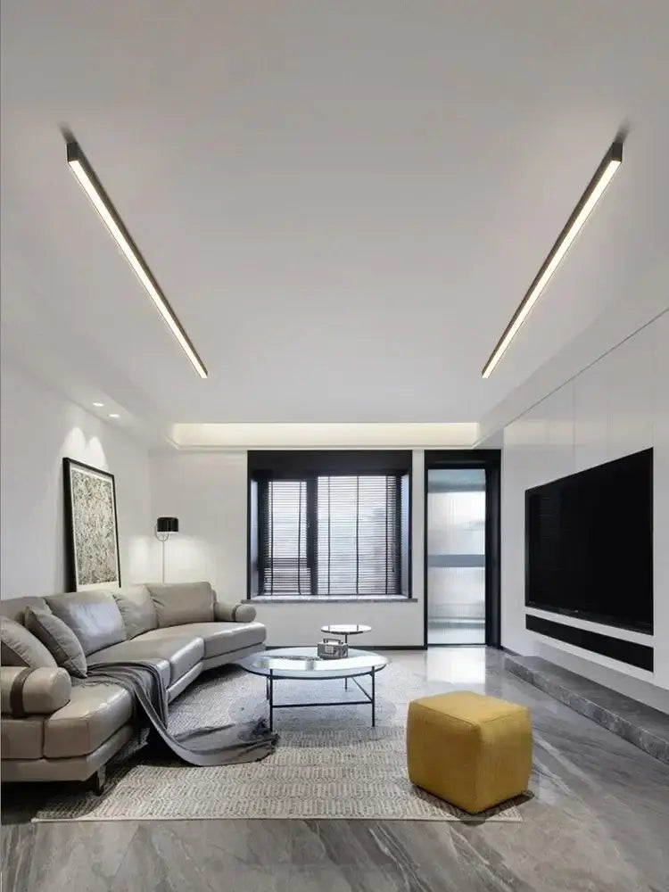 DecorBites™ Black Linear LED Ceiling Lamp for Living Room, Aisle, Dining Room