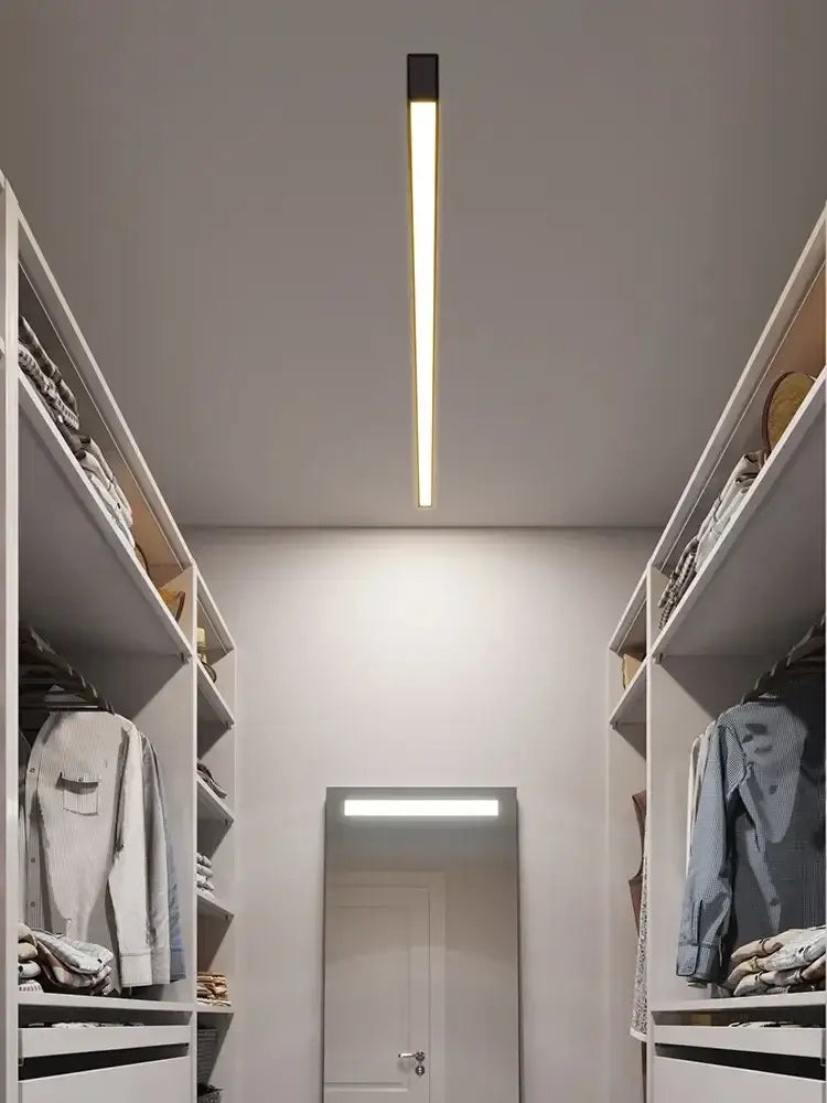 DecorBites™ Black Linear LED Ceiling Lamp for Living Room, Aisle, Dining Room