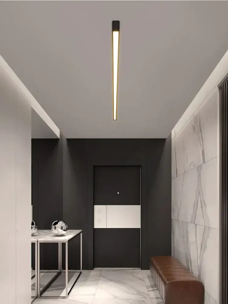 DecorBites™ Black Linear LED Ceiling Lamp for Living Room, Aisle, Dining Room