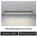 DecorBites™ Black Linear LED Ceiling Light for Aisle, Bedroom, Dining, Living Room – Minimalist Design