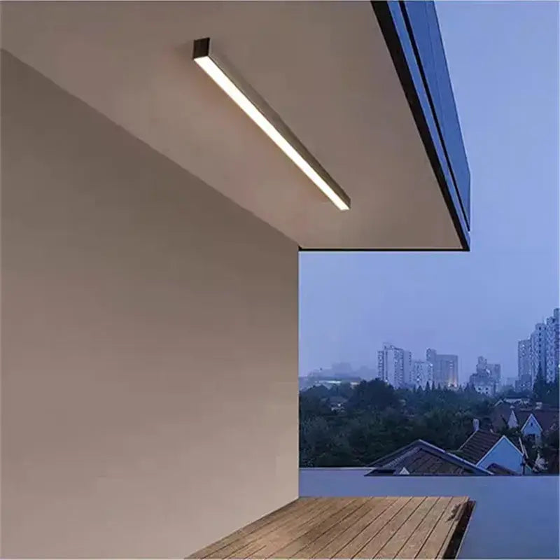 DecorBites™ Black Linear LED Ceiling Light for Aisle, Bedroom, Dining, Living Room – Minimalist Design