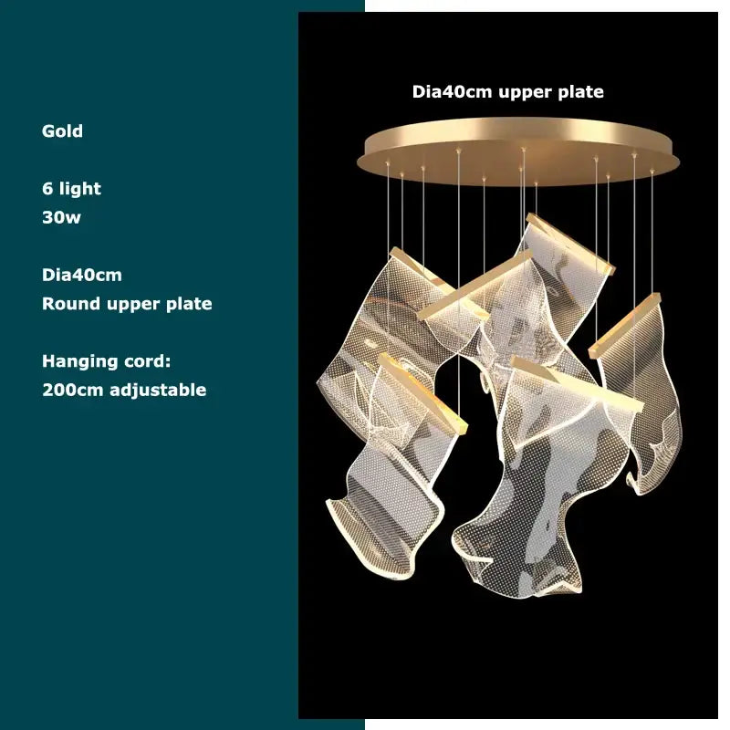 DecorBites™ Black Love Chandelier Lighting for Dinning Room