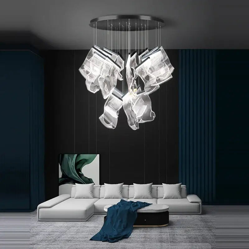 DecorBites™ Black Love Chandelier Lighting for Dinning Room
