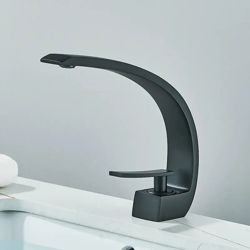 DecorBites™ Black Luxury Brass Basin Faucet Mixer Tap