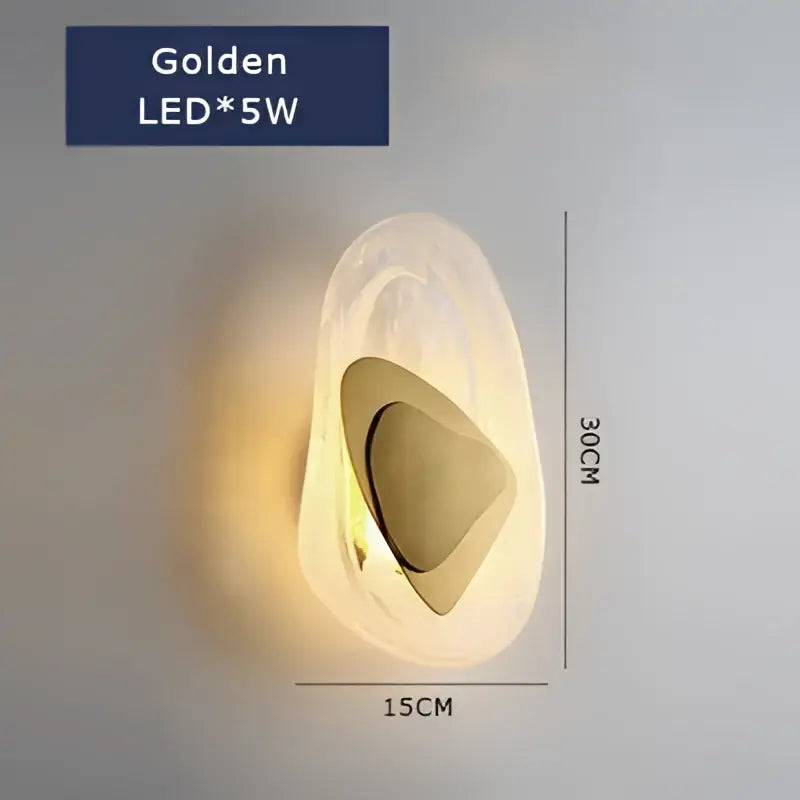 DecorBites™ Black Luxury LED Wall Light for Bedroom Living Room Sconce Lighting