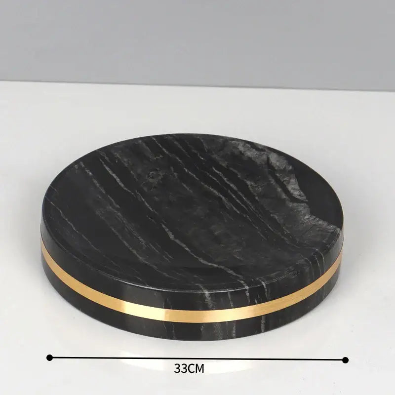 DecorBites™ Black Marble Bathroom Accessories Set