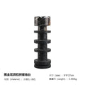 DecorBites™ Black Marble Candle Holder for Elegant Table Centerpieces