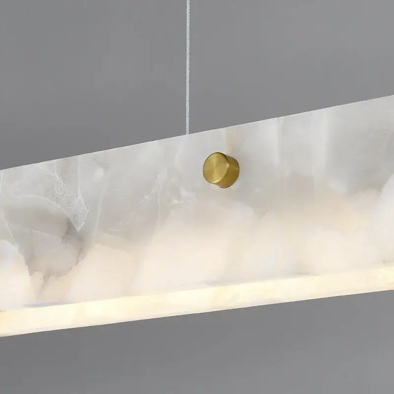 DecorBites™ Black Marble Pendant Chandelier - Modern Long Design for Home Decor