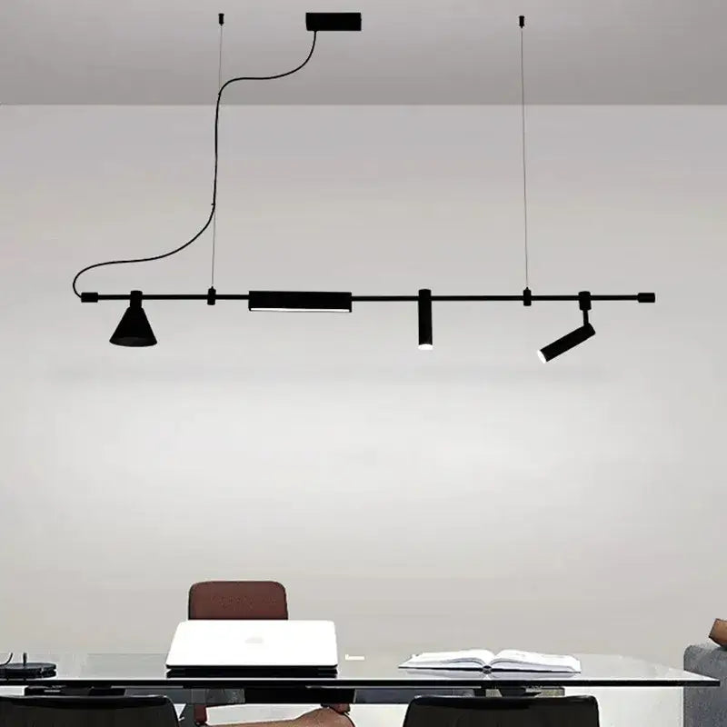 Decorbites black nordic designer chandelier dining room spotlight light