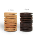 Decorbites black walnut donuts bag clips kitchen sealing tool