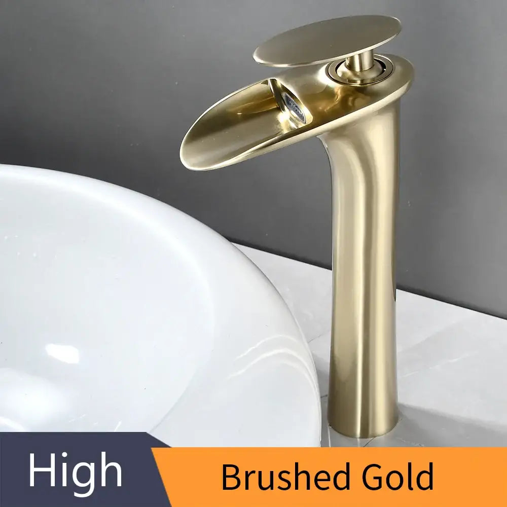 DecorBites™ Black Waterfall Bathroom Faucet Mixer Tap