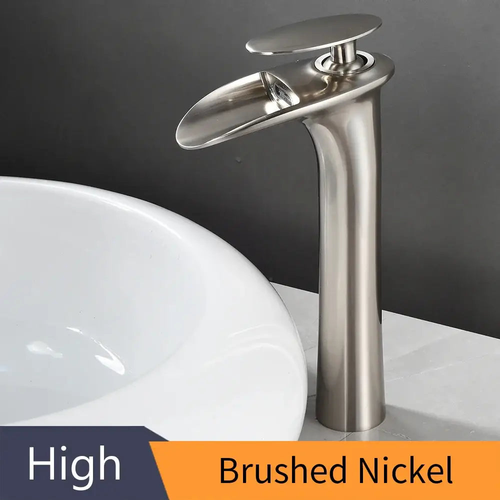 DecorBites™ Black Waterfall Bathroom Faucet Mixer Tap