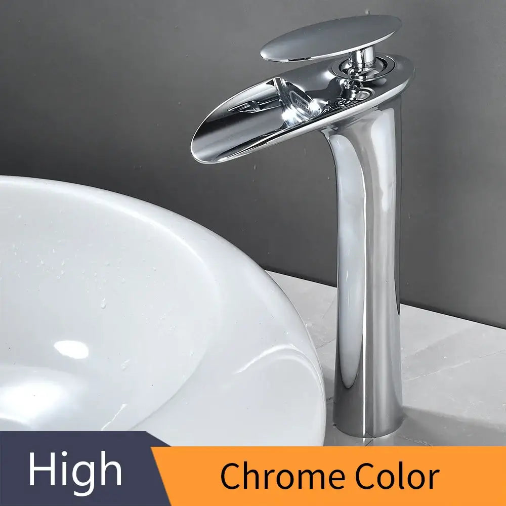 DecorBites™ Black Waterfall Bathroom Faucet Mixer Tap