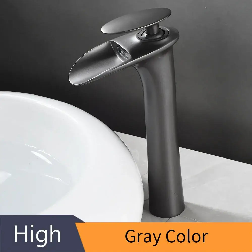 DecorBites™ Black Waterfall Bathroom Faucet Mixer Tap