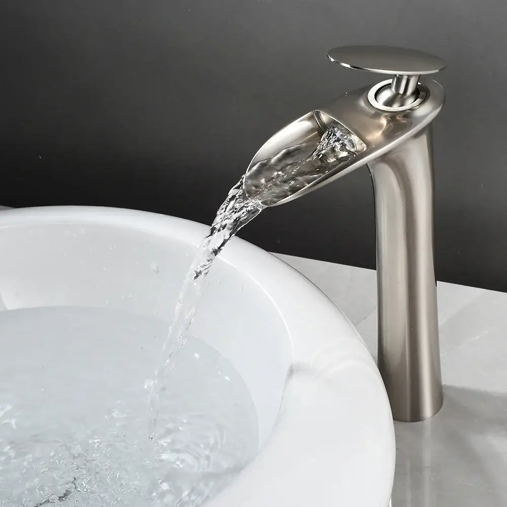 DecorBites™ Black Waterfall Bathroom Faucet Mixer Tap