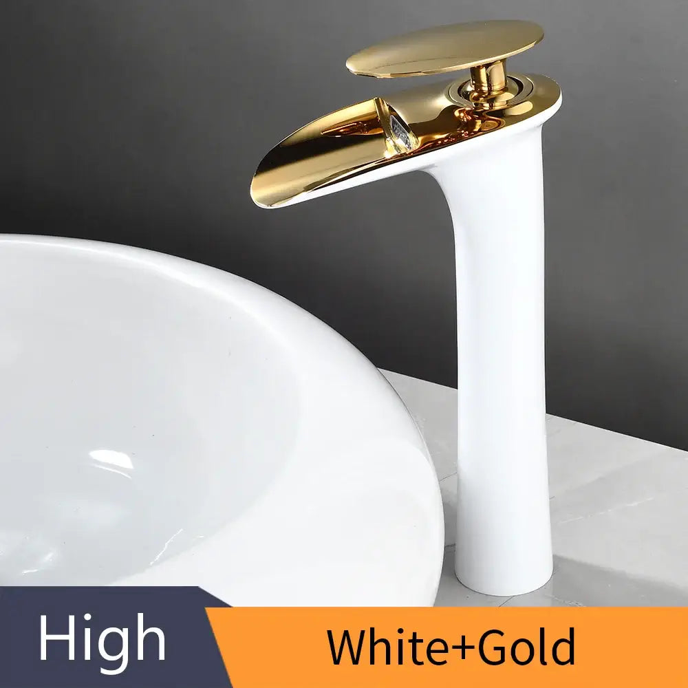 DecorBites™ Black Waterfall Bathroom Faucet Mixer Tap