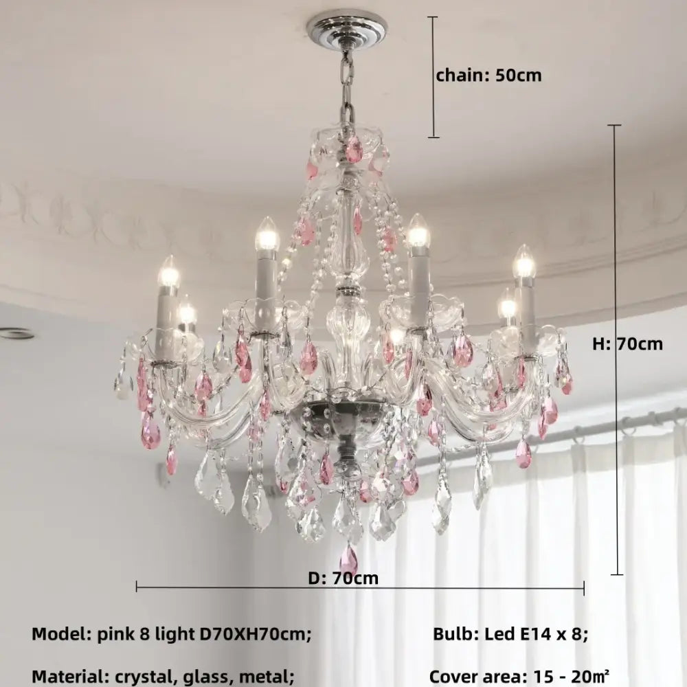 Decorbites blue crystal chandelier living room teal pendant light