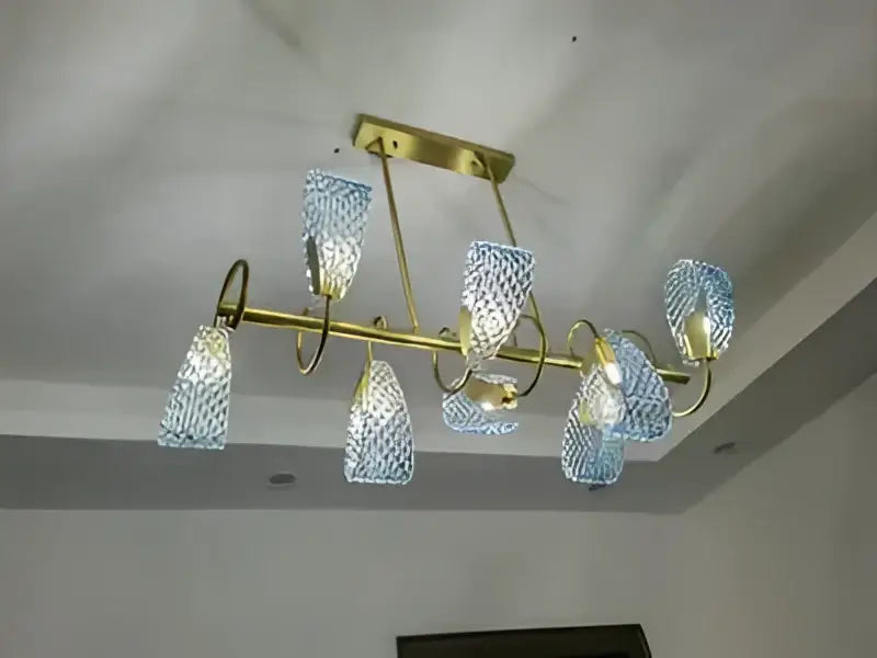 DecorBites™ Blue Glass LED Pendant Lamps - Modern Designer Lighting