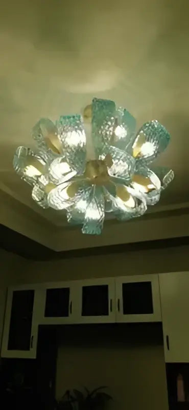 DecorBites™ Blue Glass LED Pendant Lamps - Modern Designer Lighting