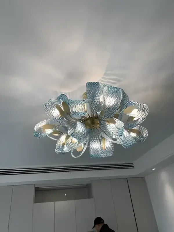 DecorBites™ Blue Glass LED Pendant Lamps - Modern Designer Lighting