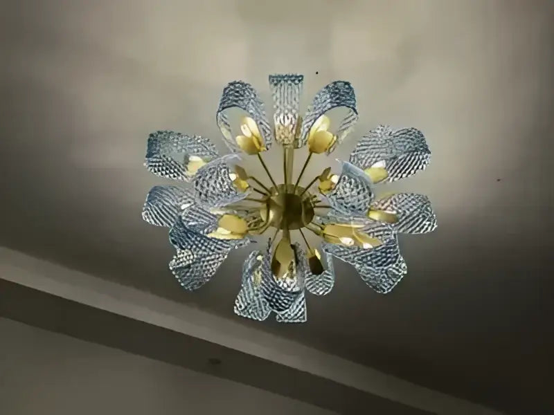 DecorBites™ Blue Glass LED Pendant Lamps - Modern Designer Lighting