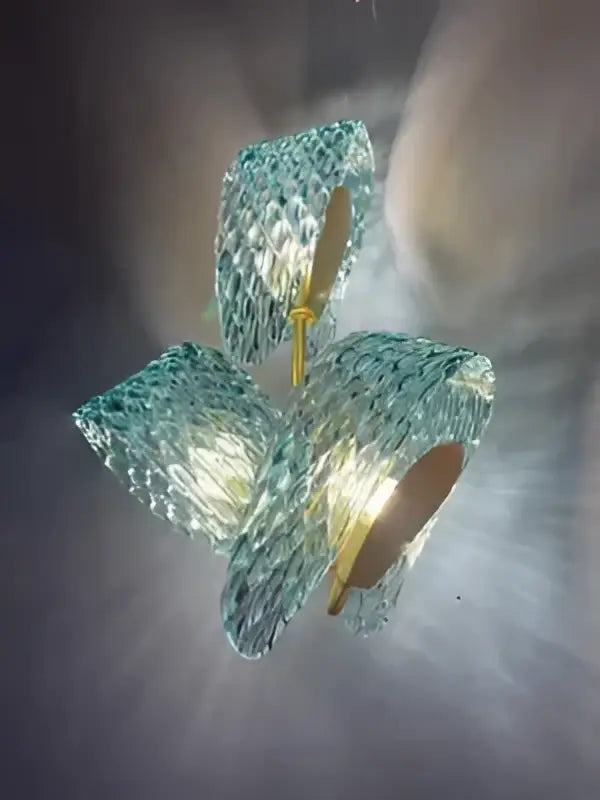 DecorBites™ Blue Glass LED Pendant Lamps - Modern Designer Lighting