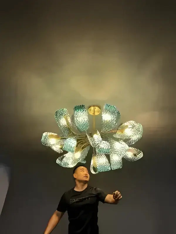DecorBites™ Blue Glass LED Pendant Lamps - Modern Designer Lighting